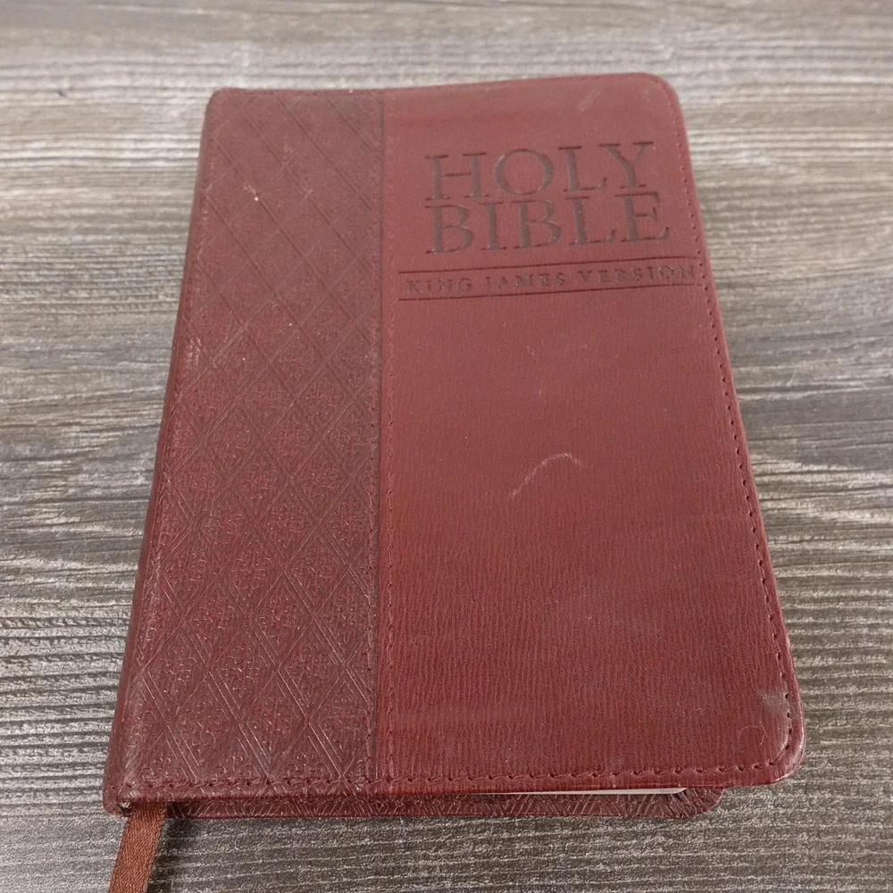 Holy Bible King James Version Pocket Brown Faux Leather Christian Art Publishers